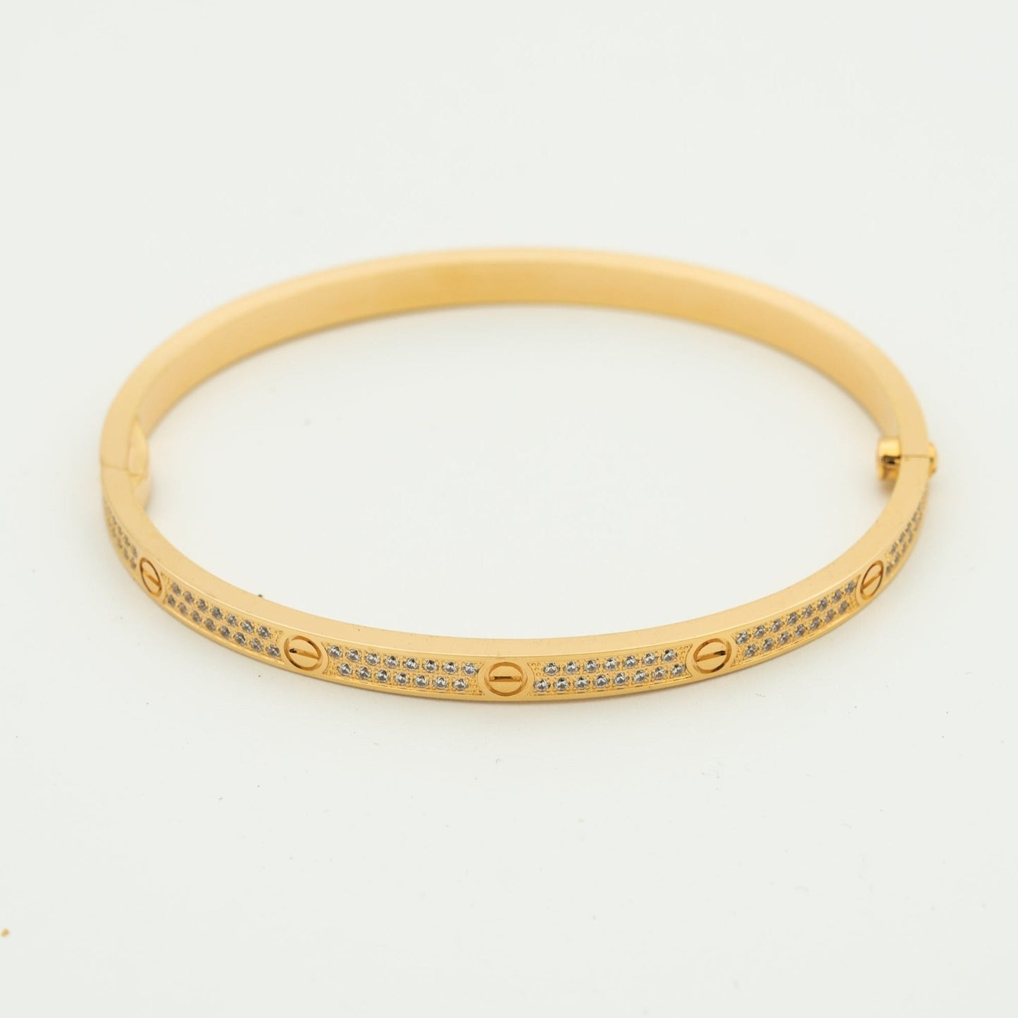 [Am jewelry]LOVE BRACELET 3.65MM DIAMOND-PAVED