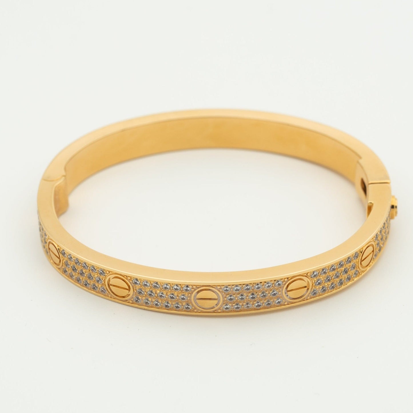 [Am jewelry]LOVE BRACELET 6.1MM DIAMOND-PAVED