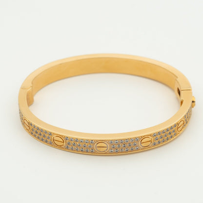 [Am jewelry]LOVE BRACELET 6.1MM DIAMOND-PAVED