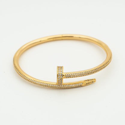 [Am jewelry]JUSTE BRACELET 3.5MM ALL DIAMONDS