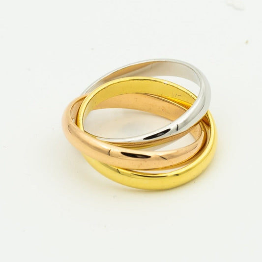 [Am jewelry]TRINITY RING GOLD PINK GOLD SILVER