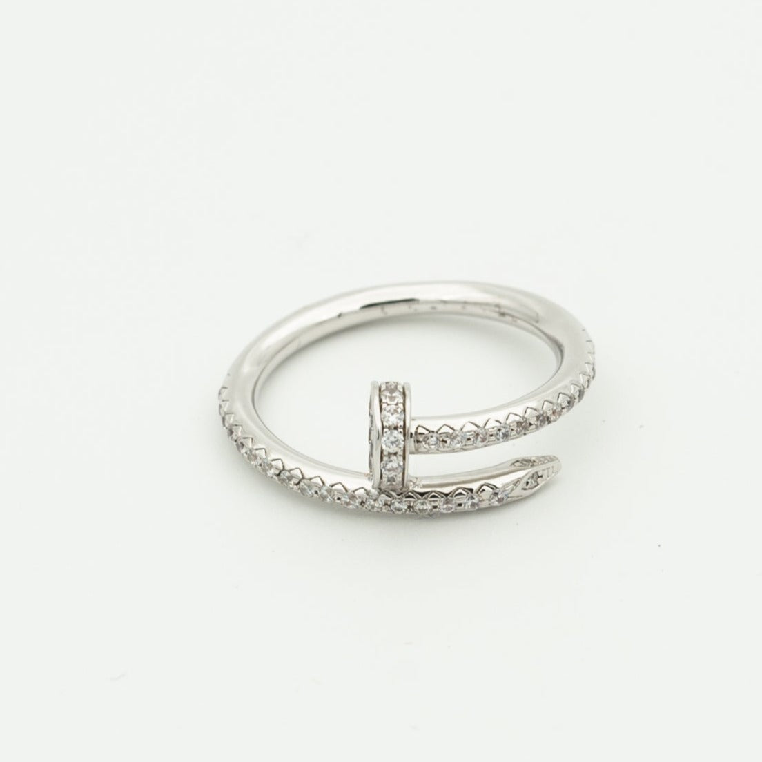 [Am jewelry]JUSTE RING 1.8MM SILVER DIAMONDS