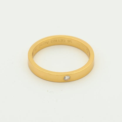 [Am jewelry]LOVE RING 4MM 1 DIAMOND