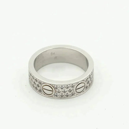 [Am jewelry]LOVE RING 5.5MM DIAMONDS PAVED