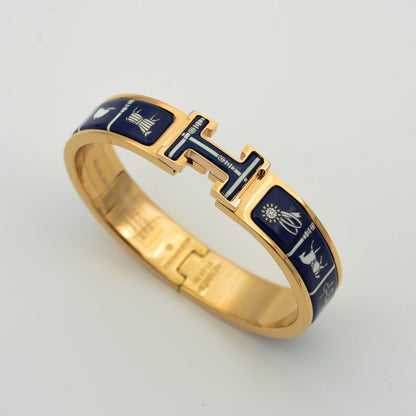 [Am jewelry]H BRACELET BLUE CERAMIC