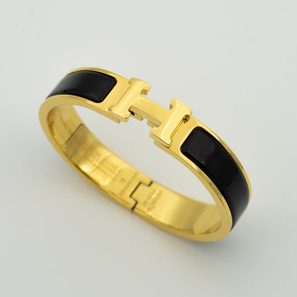 [Am jewelry]H BLACK BRACELET