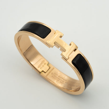 [Am jewelry]H BLACK BRACELET