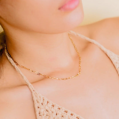 [AM Jewels]Lena Golden Chain Necklace