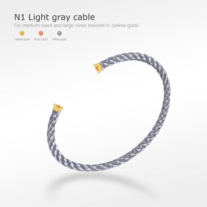 [Am jewelry]FORCE SERIES BRACELET CABLES 50 CHOICES (DIY SELECTION)