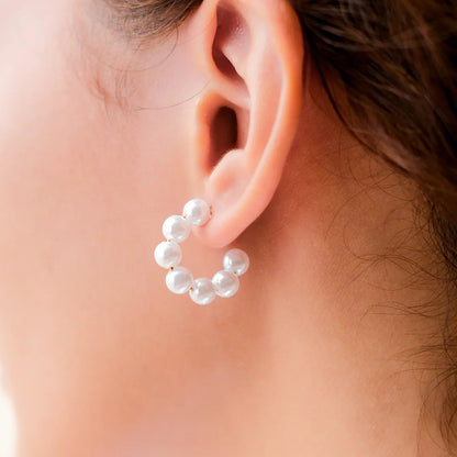 [AM Jewels]Nina Pearl Earrings