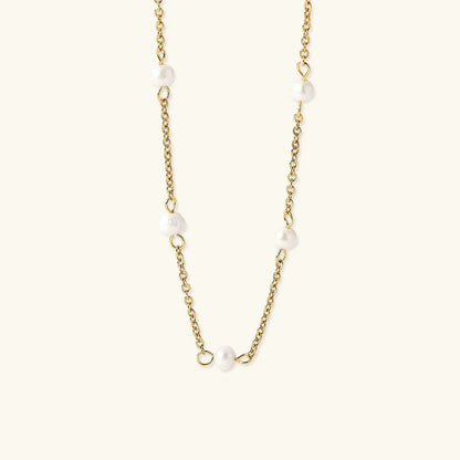[AM Jewels]Nora Gold Pearl Necklace