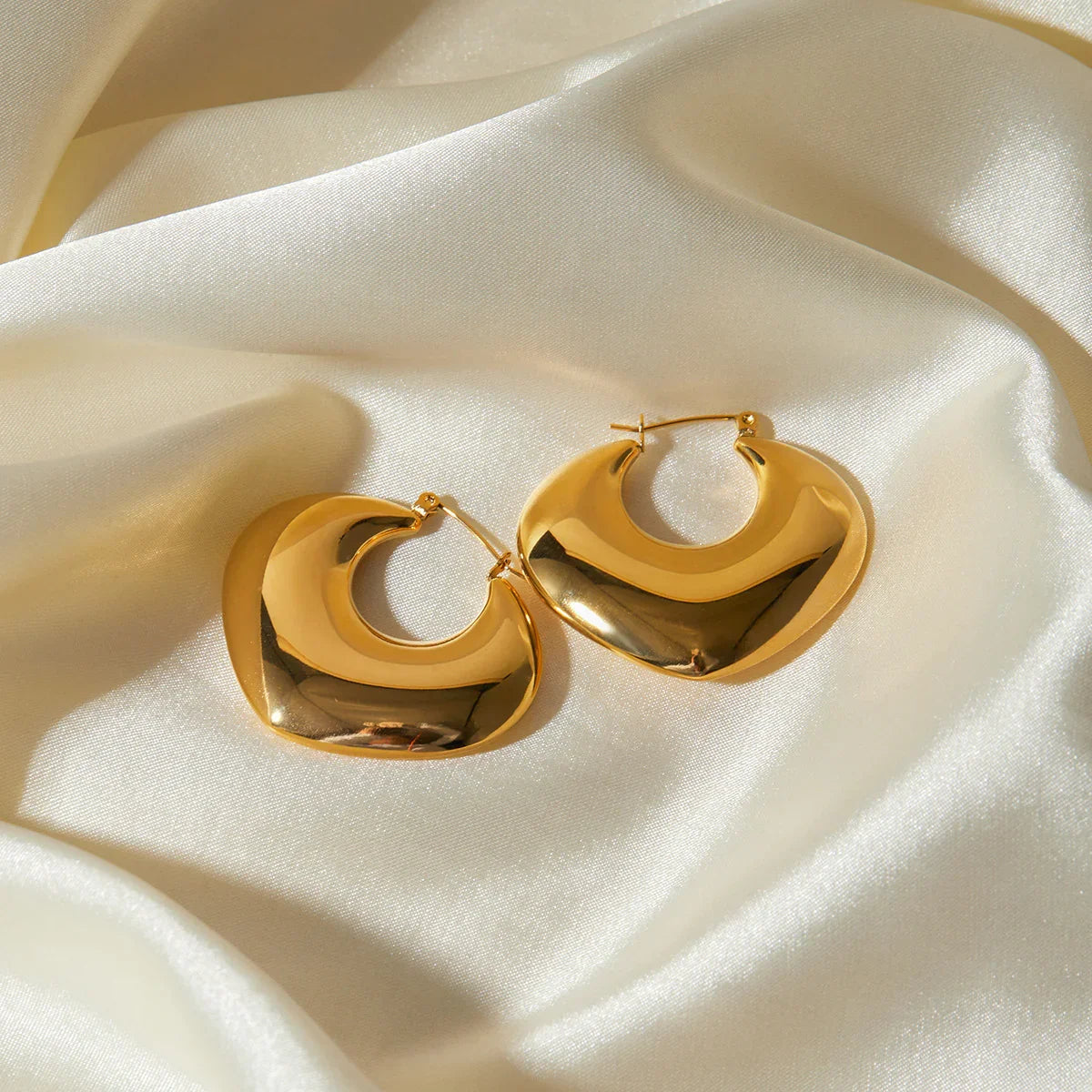 [AM Jewels]Fawn Gold Hoops