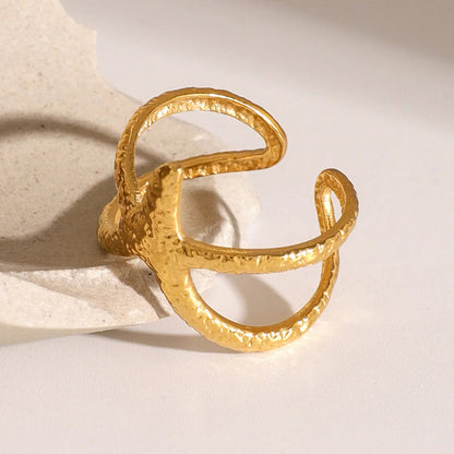 [AM Jewels]Aurelie Gold Starfish Ring