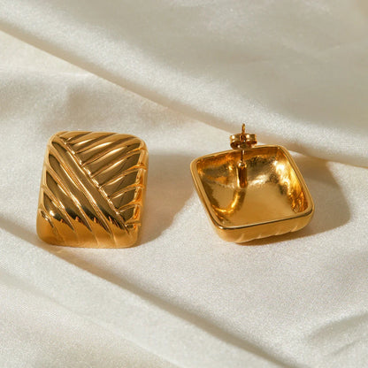 [AM Jewels]Inez Gold Earrings