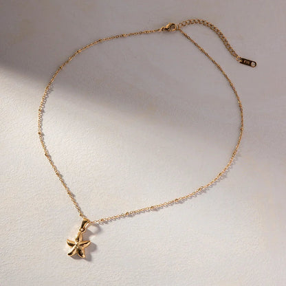 [AM Jewels]Emmie Gold Starfish Pendant