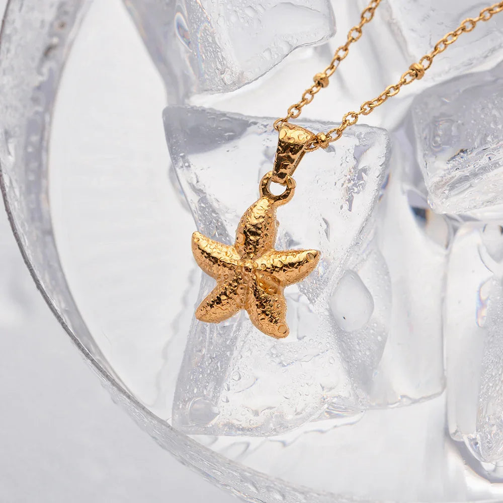 [AM Jewels]Emmie Gold Starfish Pendant