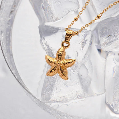 [AM Jewels]Emmie Gold Starfish Pendant