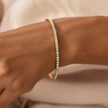 [AM Jewels]Kalista Diamond Gold Bangle