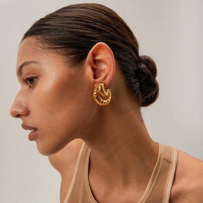 [AM Jewels]Alma Gold Earrings