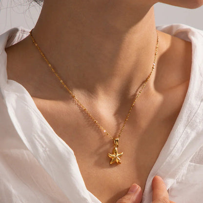 [AM Jewels]Emmie Gold Starfish Pendant