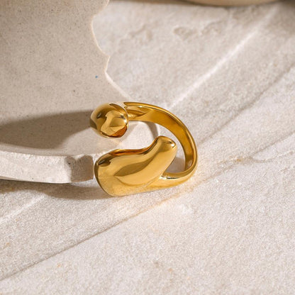 [AM Jewels]Abstract Gold Ring
