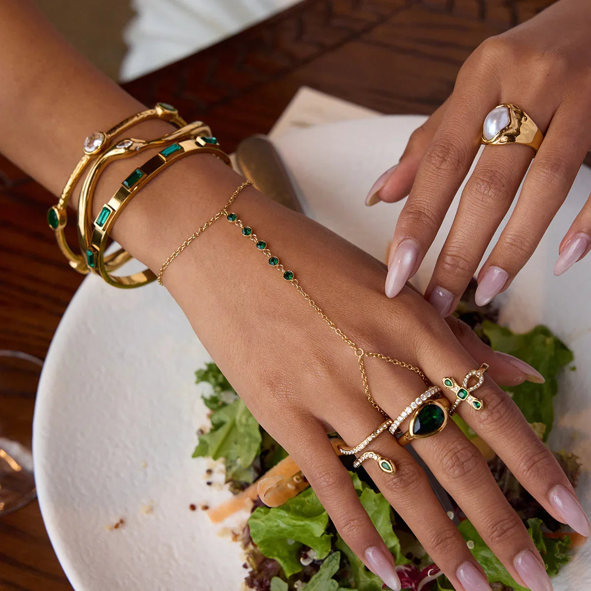 [AM Jewels]Joy Diamond Knot Gold Ring