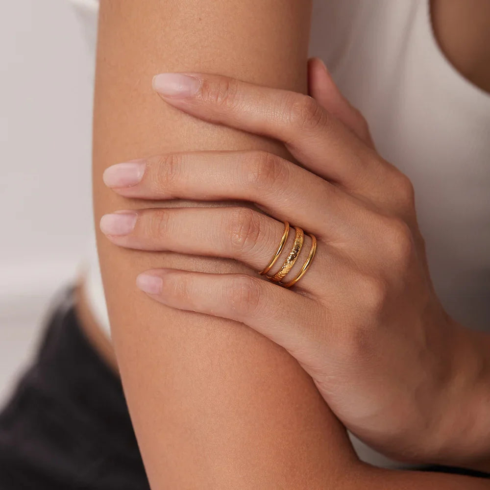 [AM Jewels]Shirley Gold Ring