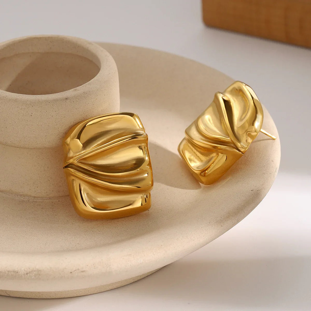 [AM Jewels]Evette Gold Earrings