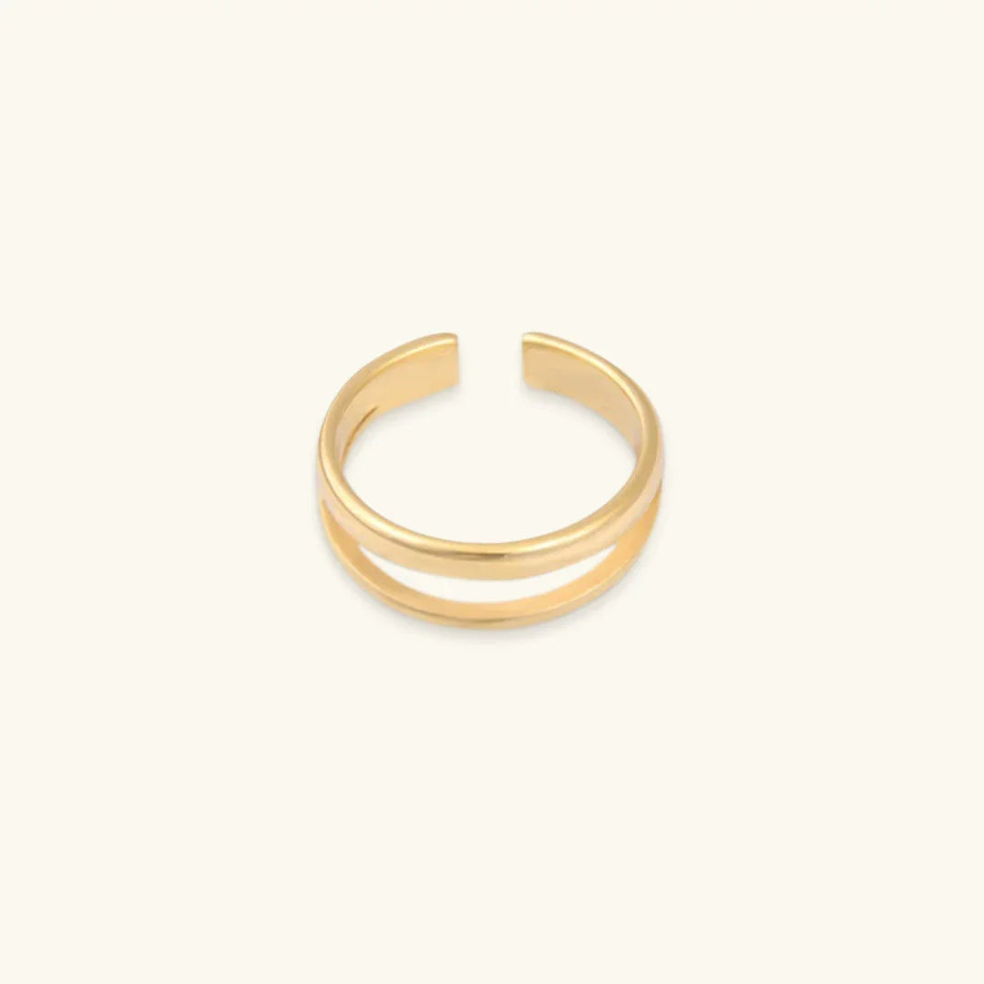 [AM Jewels]Olivia Layered Gold Ring