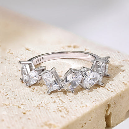 [Am jewelry]Delicate Multi Cut Ring