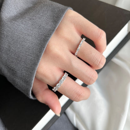 [Am jewelry]Eternity Round Cut Tennis Ring