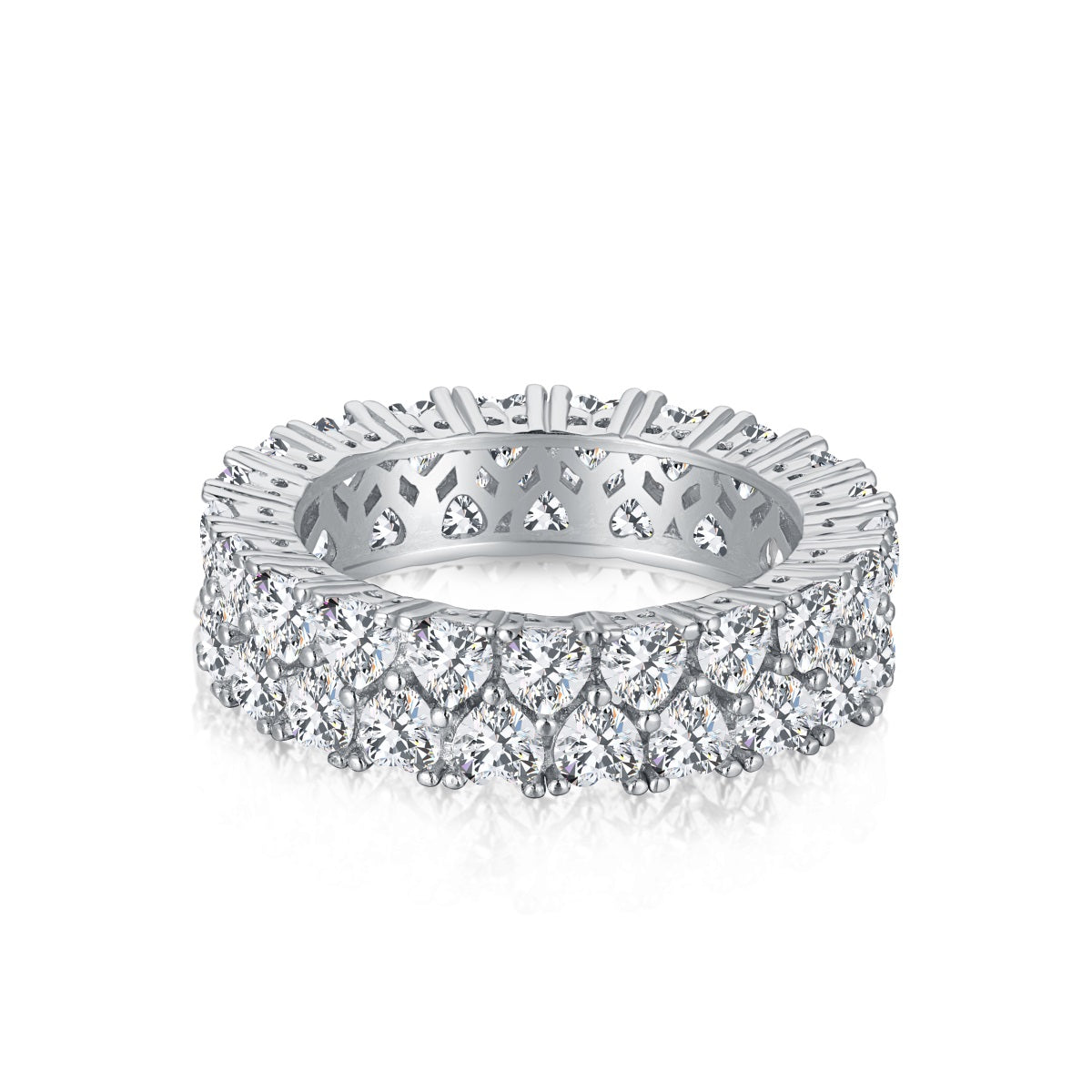 [Am jewelry]Sparkling Full Heart Ring