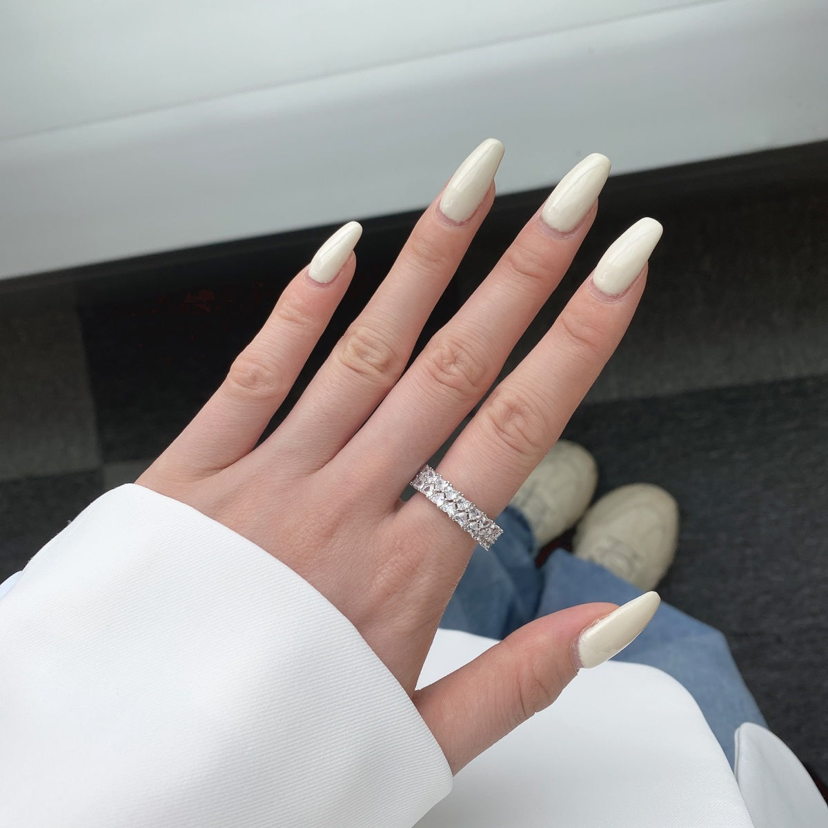 [Am jewelry]Sparkling Full Heart Ring