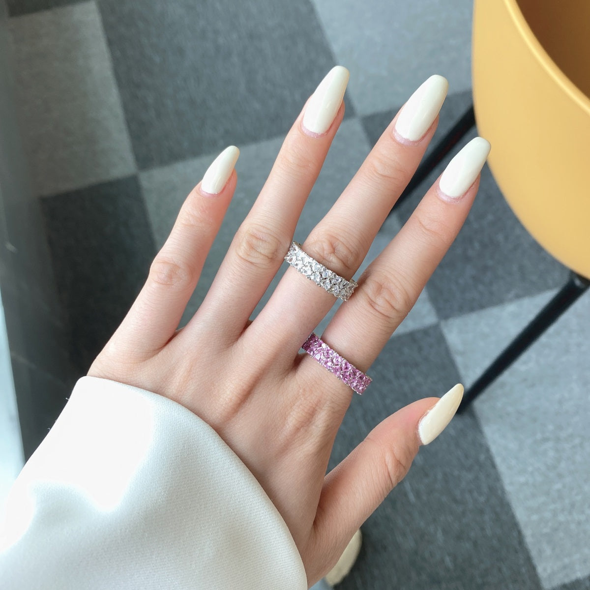 [Am jewelry]Sparkling Full Heart Ring