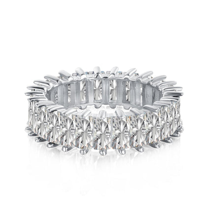 [Am jewelry]Unique Colorful Radiant Cut RIng