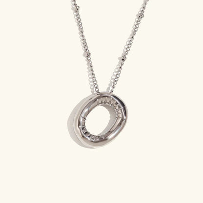 [AM Jewels]Balloon Gold Initial Necklace