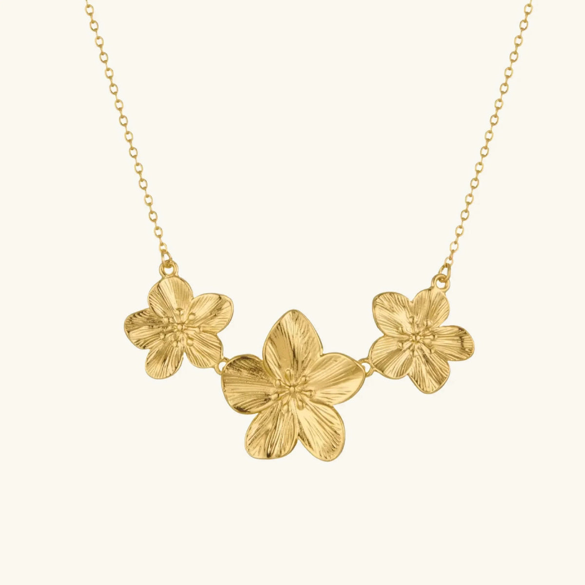 [AM Jewels]Millie Gold Flower Necklace