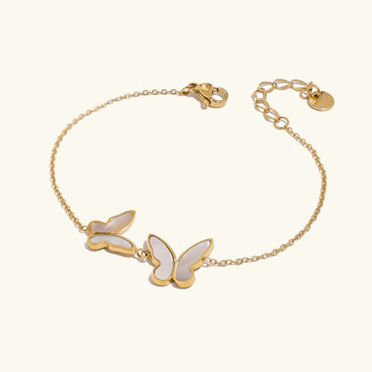 [AM Jewels]Blaire Butterfly Pearl Bracelet