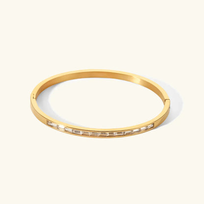 [AM Jewels]Grace Gold Diamond Bangle
