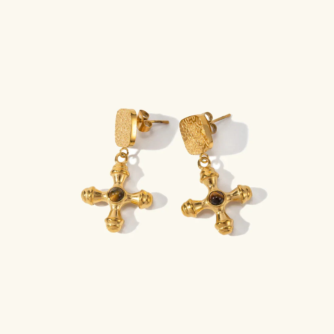[AM Jewels]Della Gold Earrings