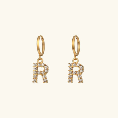 [AM Jewels]Wilhemina Initial Letter Earrings