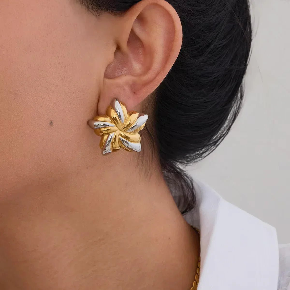 [AM Jewels]Thymes Gold Star Earrings