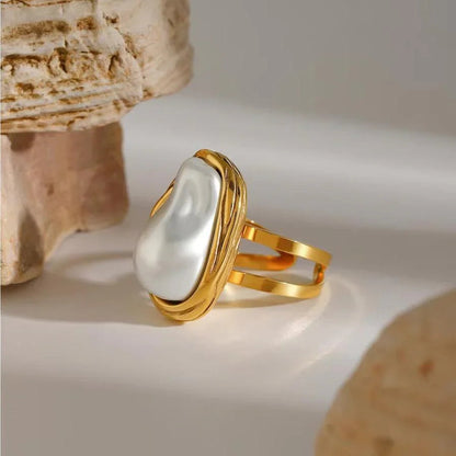 [AM Jewels]Charis Gold Pearl Ring