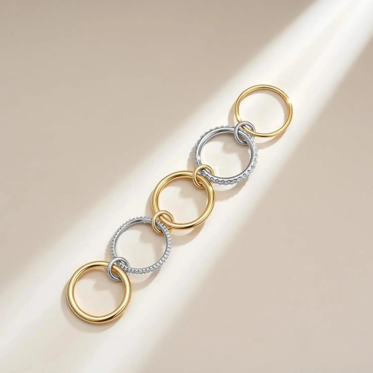 [AM Jewels]Vera Stacked Diamond Ring