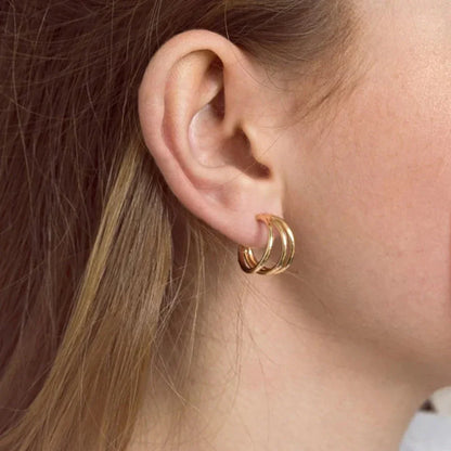 [AM Jewels]Cradle Gold Earrings