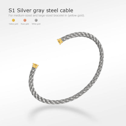 [Am jewelry]FORCE SERIES BRACELET CABLES 50 CHOICES (DIY SELECTION)