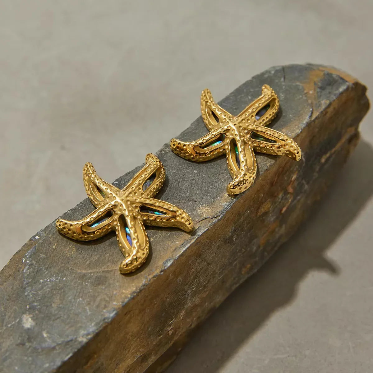[AM Jewels]Aquatta Gold Starfish Earrings