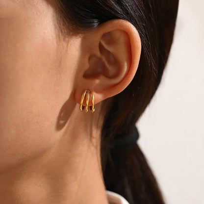 [AM Jewels]Cradle Gold Earrings