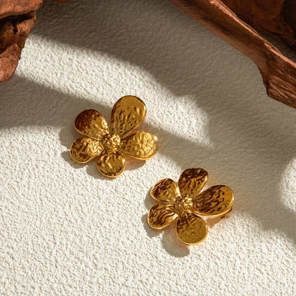 [AM Jewels]Daisy Gold Earrings