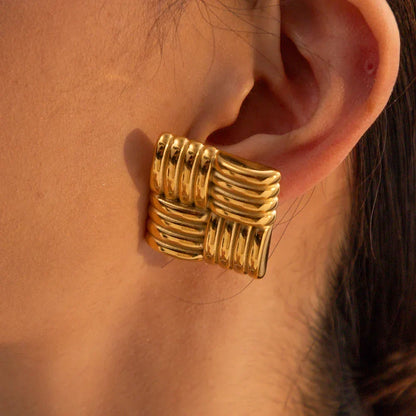 [AM Jewels]Cindy Gold Earrings